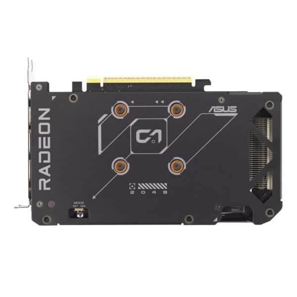 ASUS DUAL Radeon RX 9060 XT grafische kaart met 16GB GDDR6 geheugen en 128-bit interface, geschikt voor gaming en high-performance grafische toepassingen.
