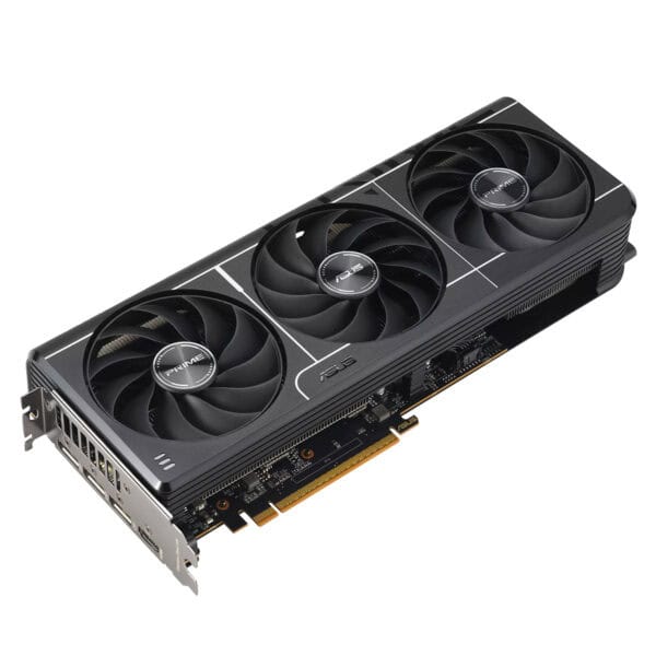 ASUS Prime Radeon RX 9070 EVO OC grafische kaart met 16GB GDDR6 en 256-bit geheugen, ontworpen voor gaming en high-performance grafische toepassingen.