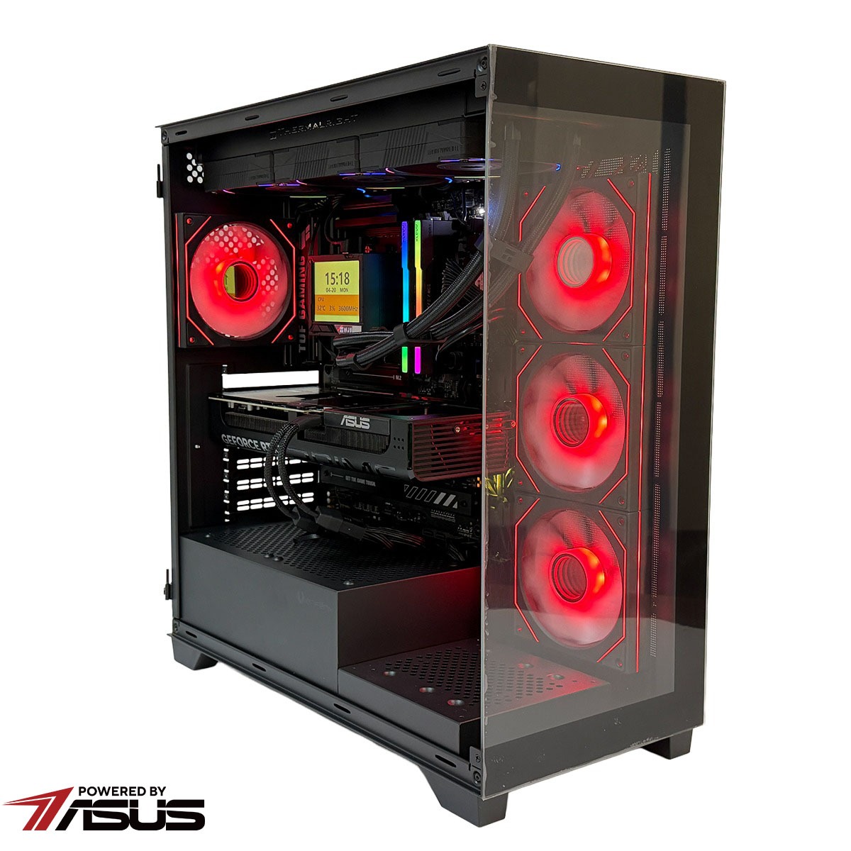Elite 5070 Amd Ryzen 7 7800x3d Tray Rtx 5070 Oc 12gb 32gb Ram 2tb M.2 Ssd Gaming Pc – Powered By Asus 1