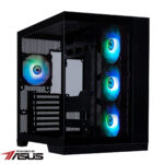 ELITE-9060XT / AMD Ryzen 5 7500X3D TRAY / 9060 XT 16GB / 32GB RAM / 1TB M.2 SSD Gaming PC - Powered By ASUS