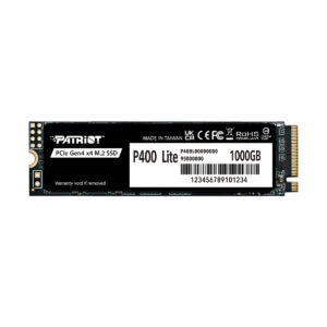Patriot P400 Lite 1TB PCIe Gen4 x4 M.2 SSD voor snelle opslag en optimale prestaties. Geschikt voor gaming, werkstations en high-speed data-overdracht.