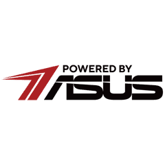 Powered by ASUS logo
