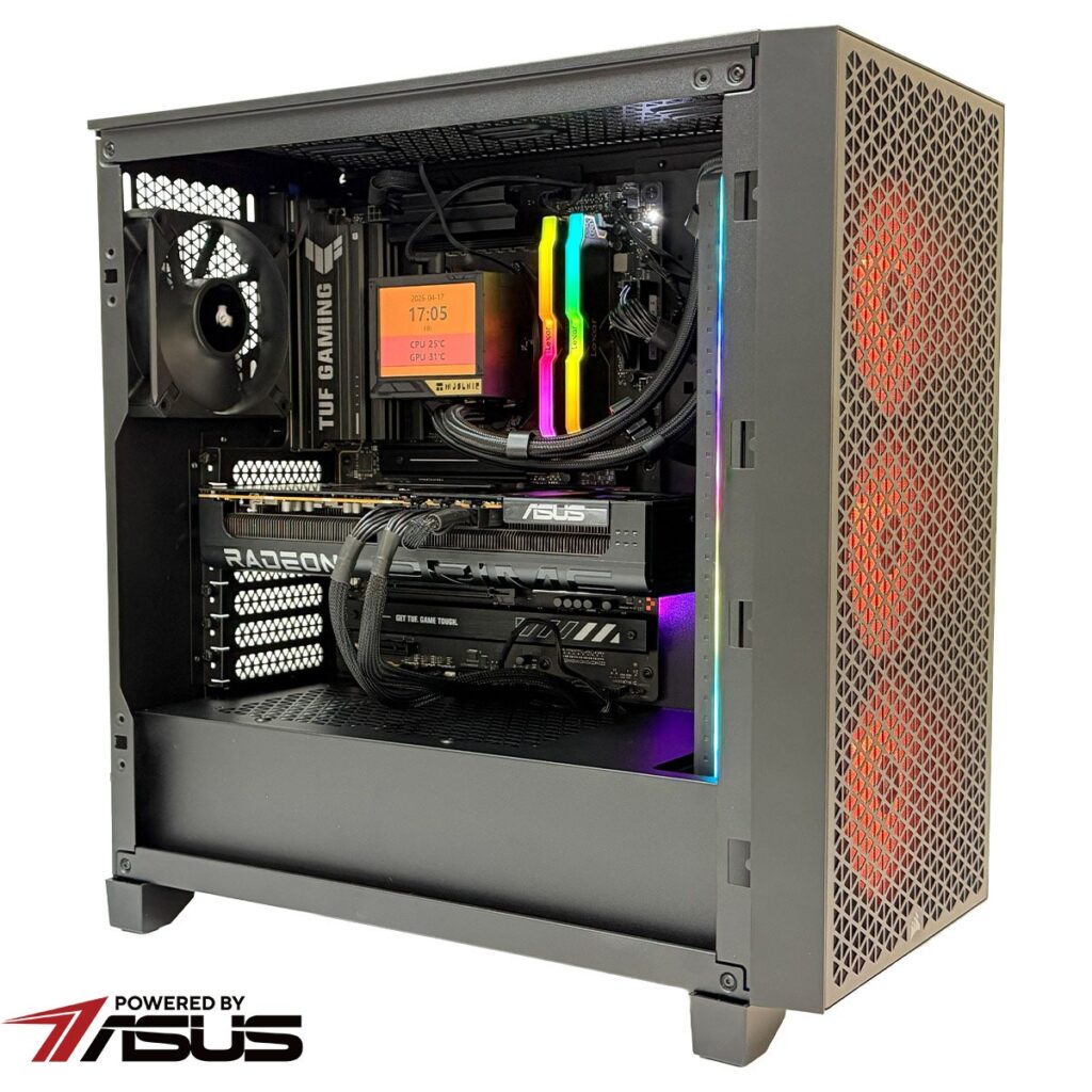 Ultima 9070xt Amd Ryzen 7 7800x3d Tray 9070 Xt Oc 16gb 32gb Ram 1tb M.2 Ssd Gaming Pc – Powered By Asus 1