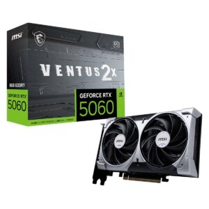 Msi Geforce Rtx 5060 8g Ventus 2x Oc 8gb Gddr7 128 Bit Dlss 4 Grafische Kaart 1