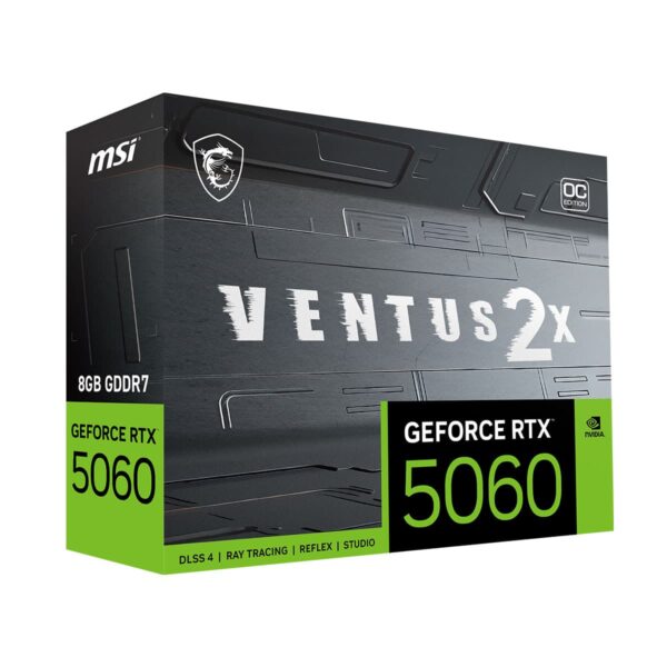 Msi Geforce Rtx 5060 8g Ventus 2x Oc 8gb Gddr7 128 Bit Dlss 4 Grafische Kaart 10