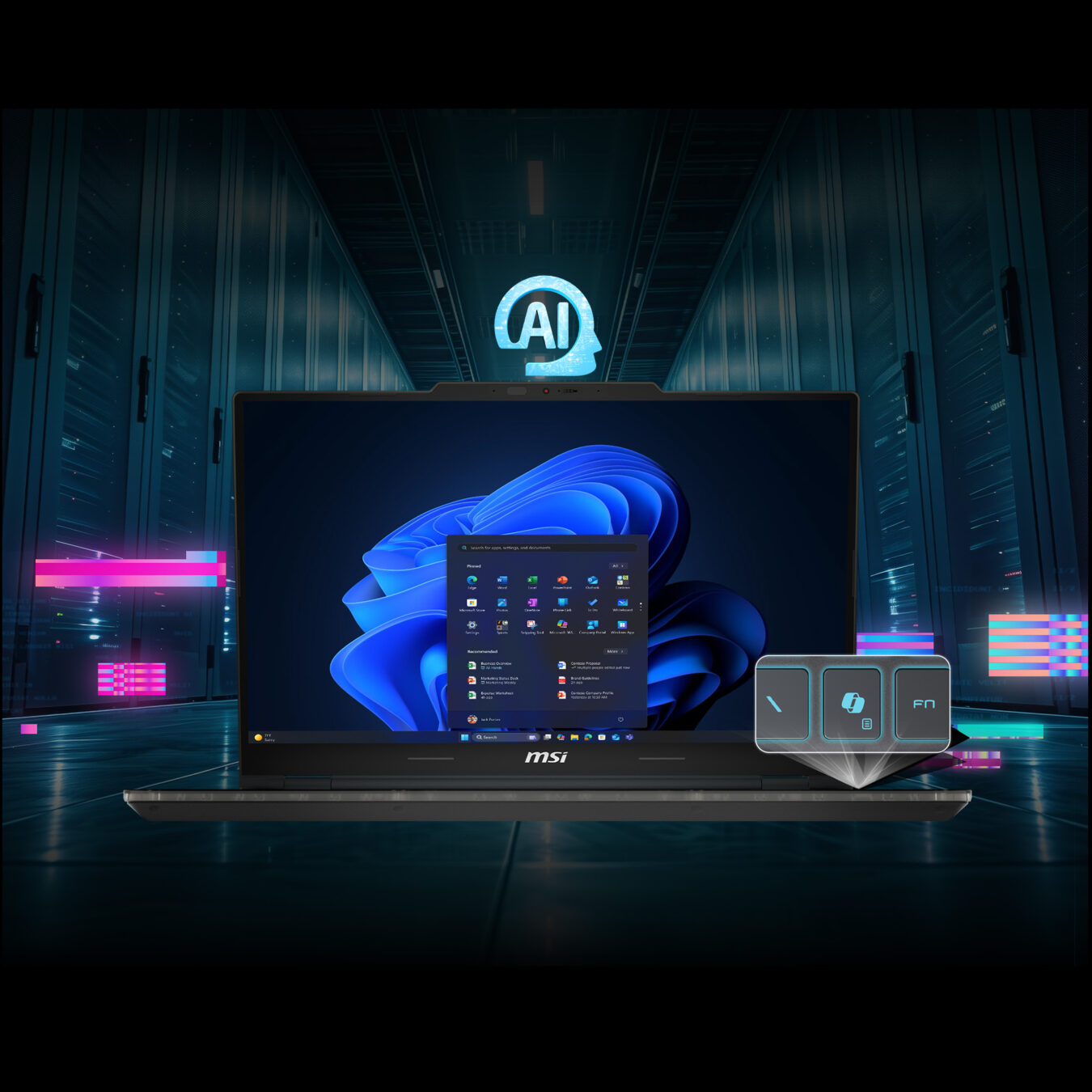 MSI CYBORG 17 B13WFKG-229NL Intel Core i7-13620H 16GB DDR5 512GB SSD GeForce RTX 5060 8GB 17.3 inch Full HD 144Hz IPS-level W11 Home Gaming Laptop h6