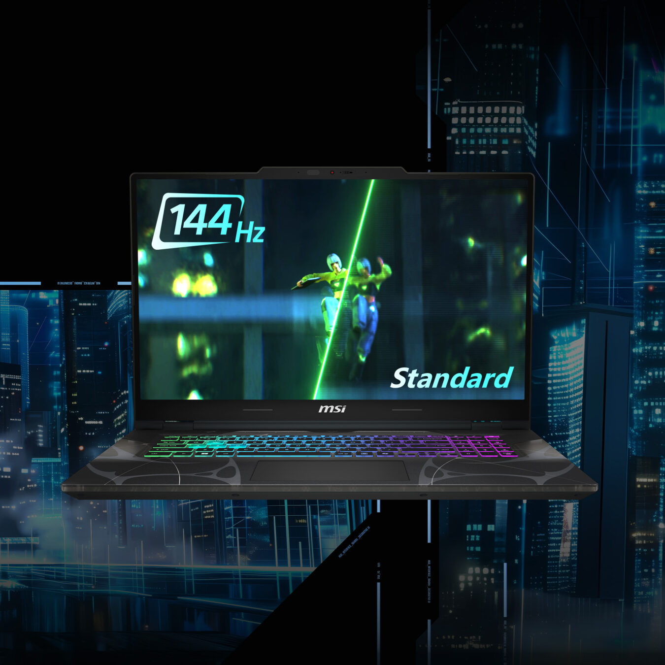 MSI CYBORG 17 B13WFKG-229NL Intel Core i7-13620H 16GB DDR5 512GB SSD GeForce RTX 5060 8GB 17.3 inch Full HD 144Hz IPS-level W11 Home Gaming Laptop h7