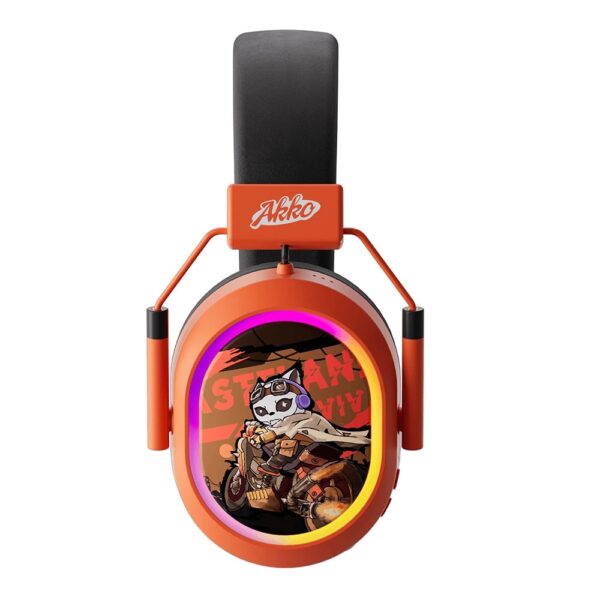 AKKO MA02W Wasteland Survival RGB Draadloze Gaming Headset voor ultieme game-ervaring.
