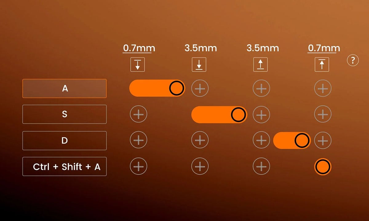 Compact AKKO MOD68 toetsenbord in Misty Black Brown met draadloze connectie, magnetische switches, ARGB-verlichting en hall effect hot-swap voor gaming en productiviteit.