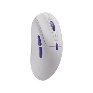 Akko Pulse 01 draadloze gaming muis met PixArt 3950 sensor en 8K Hz polling rate, ontworpen voor precisie en snelheid tijdens gaming.