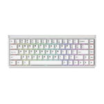 AKKO Ray68 HE Wit 65% AstroAim Magnetische Switch 8K Hz Hall Effect Hotswap ARGB Draadloze Gaming Toetsenbord