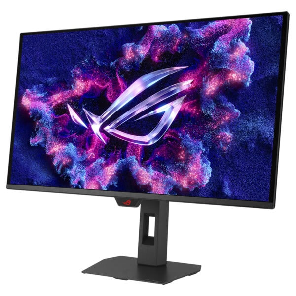 Gaming monitor ASUS ROG Strix OLED XG27AQDMES met 26.5 inch scherm, 240Hz verversingssnelheid, 0.03ms responstijd, 2K QHD resolutie en Adaptive Sync technologie.