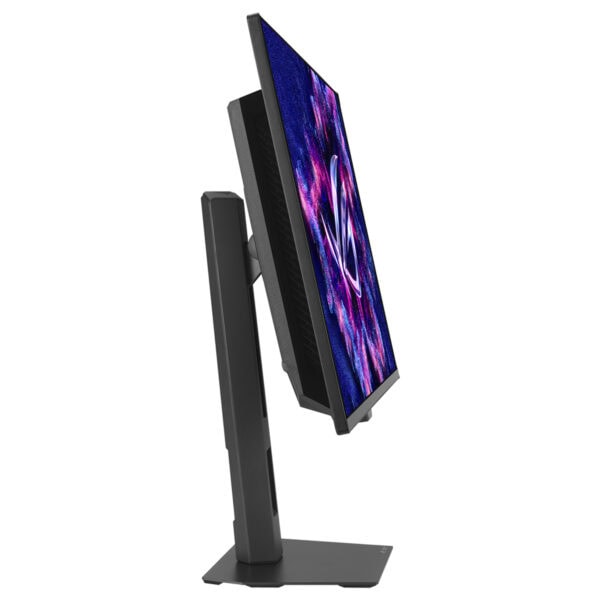 Gaming monitor ASUS ROG Strix OLED XG27AQDMES met 26.5 inch scherm, 240Hz verversingssnelheid, 0.03ms responstijd, 2K QHD resolutie en Adaptive Sync technologie.