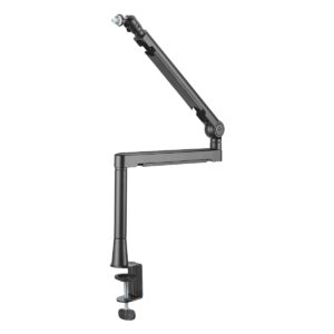 Professionele Brateck microfoonarm van 719mm, ideaal voor streaming, podcasting en opname. Verstelbaar en stevig, geschikt voor optimale microfoonpositie.