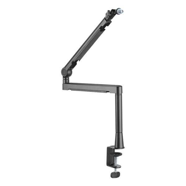Professionele Brateck microfoonarm van 719mm, ideaal voor streaming en podcasting, met stevige klem en verstelbare arm voor optimale positionering.