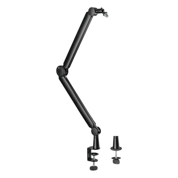 Professionele Brateck microfoonarm van 800mm lengte, ideaal voor streaming, podcasting en opname studio's.