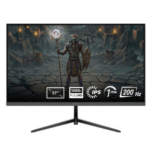 Azoth Gaming 27 inch Full HD gaming monitor met 200Hz verversingssnelheid.