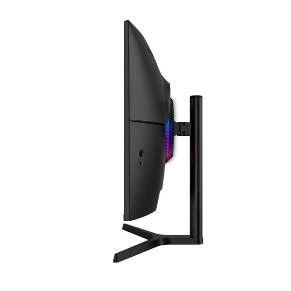 32 inch GameRaider HORUS GR32QC18V gaming monitor met gebogen scherm, 180Hz verversingssnelheid, 0.5ms responstijd, 2K QHD resolutie en VA-paneel voor optimale game-ervaring.