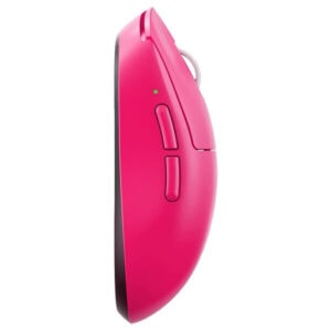 Optimaal gaming met de Azoth Gaming Rose Red draadloze muis, voorzien van de PAW3395 sensor en 8K Hz polling rate voor precisie en snelheid.