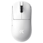 MCHOSE A7 V2 Pro White 8K Hz PAW3395 Sensor Draadloze Symmetrische Gaming Muis (MC-A7V2-2)