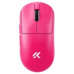 MCHOSE A7 V2 Ultra Rose Red 8K Hz PAW3950 TI Sensor Draadloze Gaming Muis (MC-A7V2-7)