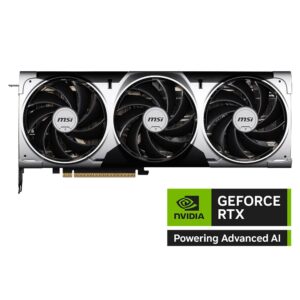 MSI GeForce RTX 5080 grafische kaart met drie ventilatoren en 16GB GDDR7 geheugen, geschikt voor gaming en high-performance grafische toepassingen.