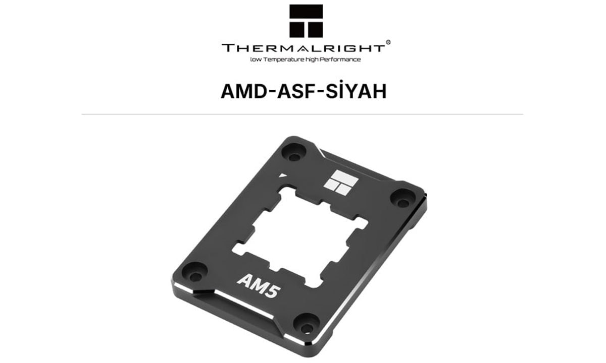 Versterkingskit voor AMD AM5 socket met Thermalright logo, geschikt voor betere koeling en stabiliteit bij high-performance AMD-processors.