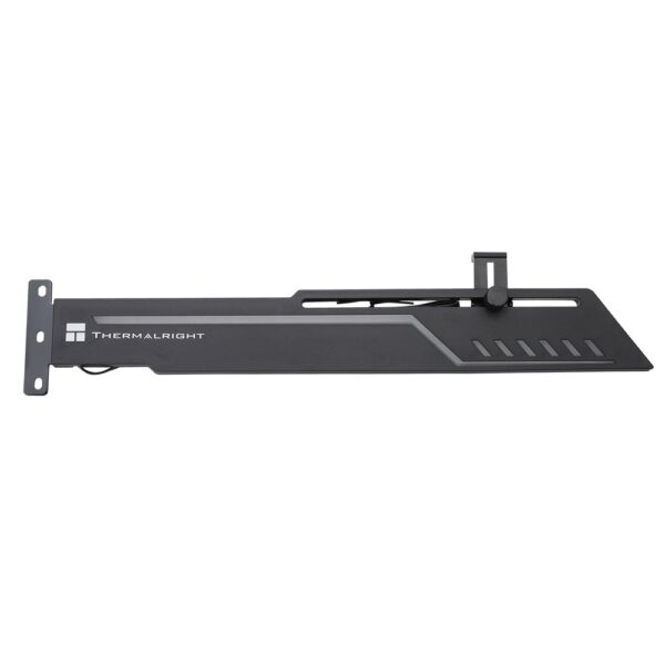 Thermaleight ARGB videokaartsteun voor extra ondersteuning en stabiliteit van je grafische kaart, met verstelbare arm en ARGB-verlichting voor een stijlvolle look.