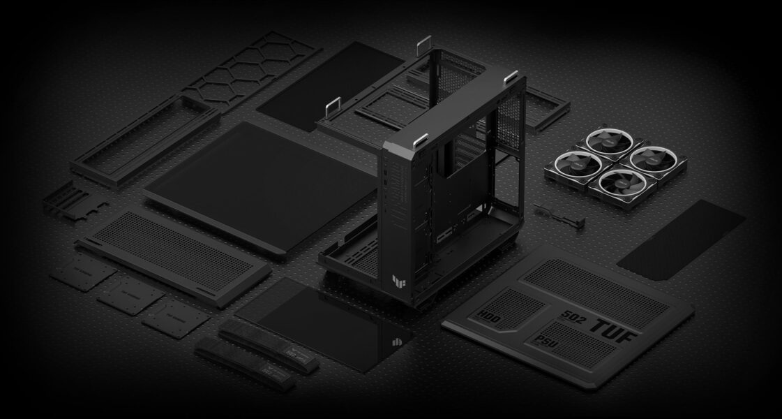 TUF Gaming GT502 Horizon ARGB - Black Edition ASUS TUF Gaming GT502 Horizon ARGB Zwarte Gaming Behuizing h14