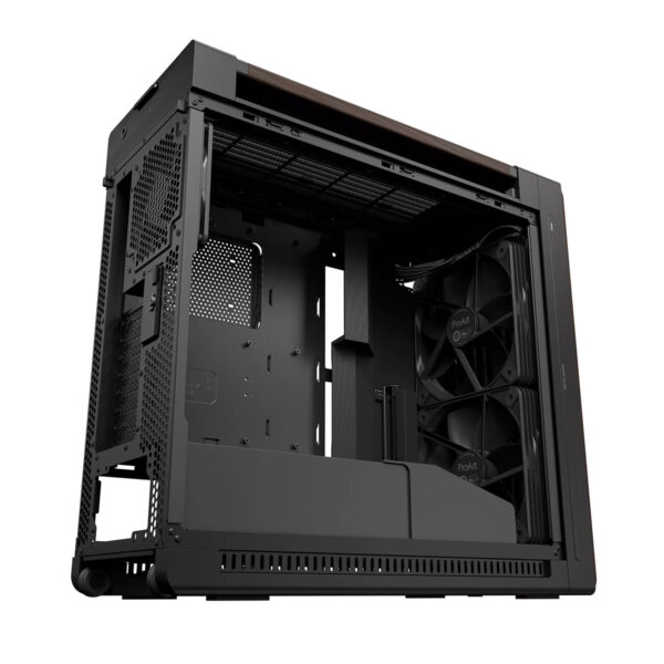 Asus Proart Pa602 Walnut Wood Edition Gehard Glas Usb 3.2 Mid Tower E Atx Behuizing 16