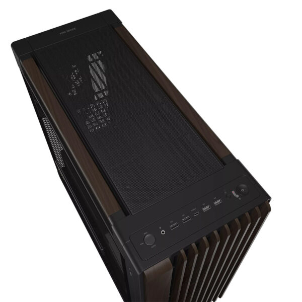 Asus Proart Pa602 Walnut Wood Edition Gehard Glas Usb 3.2 Mid Tower E Atx Behuizing 6