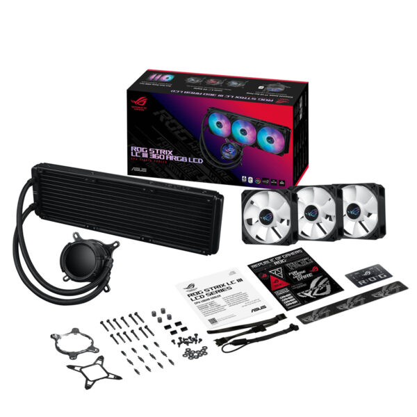 Asus Rog Strix Lc Iii 360 Argb Lcd 360mm Intel Amd Compatibele Processor Cpu Waterkoeler 10
