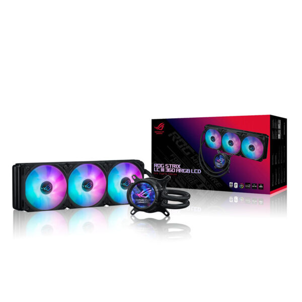 Asus Rog Strix Lc Iii 360 Argb Lcd 360mm Intel Amd Compatibele Processor Cpu Waterkoeler 9
