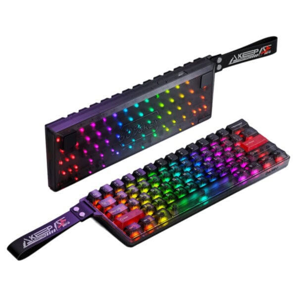 DAREU COOL 60 RGB gaming toetsenbord met magnetische switches, 8K Hz hall effect, hot-swap functies en kleurrijke LED-verlichting, ideaal voor gaming en professionele gebruik.