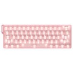 DAREU COOL 60 Pink-clear 60% ICE Blade Magnetische Switch 8K Hz Hall Effect Hotswap RGB Engelse Gaming Toetsenbord