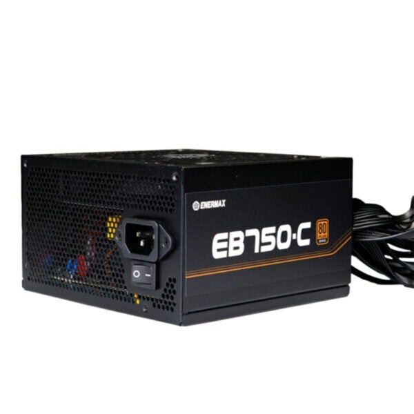 Enermax EB750-C 750W voeding met ARGB-verlichting en mesh-behuizing, geschikt voor gaming PC's. Compacte mid-tower ATX-behuizing met gehard glas en USB 3.2 voor optimale prestaties en stijl.
