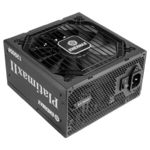 Enermax Platimax II 1200W volledig modulair PSU met 80+ Platinum efficiëntie, PCIe 5.1 ondersteuning en ATX 3.1 compatibiliteit, ideaal voor high-performance gaming en krachtige systemen.