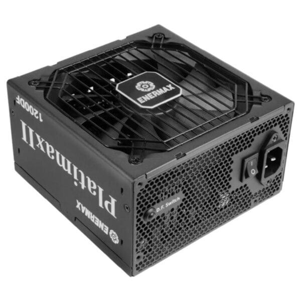 Enermax Platimax II 1200W volledig modulair PSU met 80+ Platinum efficiëntie, PCIe 5.1 ondersteuning en ATX 3.1 compatibiliteit, ideaal voor high-performance gaming en krachtige systemen.