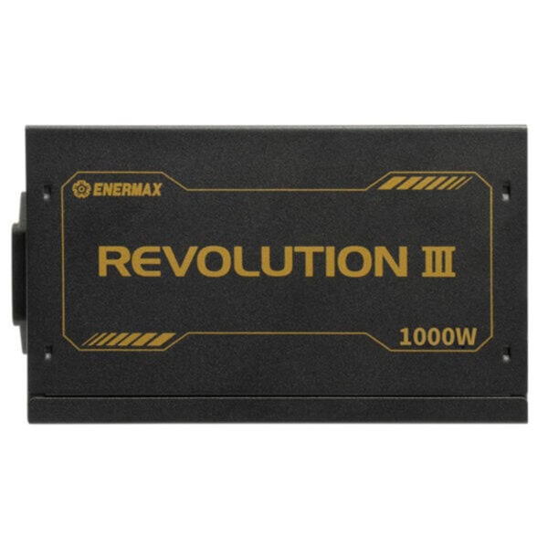Enermax REVOLUTION III 1000W volledig modulair ATX 3.1 voeding met 80+ Gold efficiëntie en PCIe 5.1 ondersteuning, ideaal voor high-performance gaming en krachtige PC-builds.