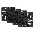 HYTE FA12 Pitch Black 120mm 4-Pack Behuizingsventilator (FAN-HYTE-FA12-BB-4)
