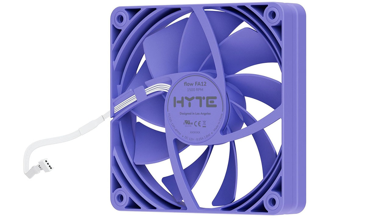 Hyte FA12 Taro Milk 120mm ventilator, geschikt voor PC-behuizingen, met stille werking en efficiënte koeling, ideaal voor gaming en high-performance systemen.