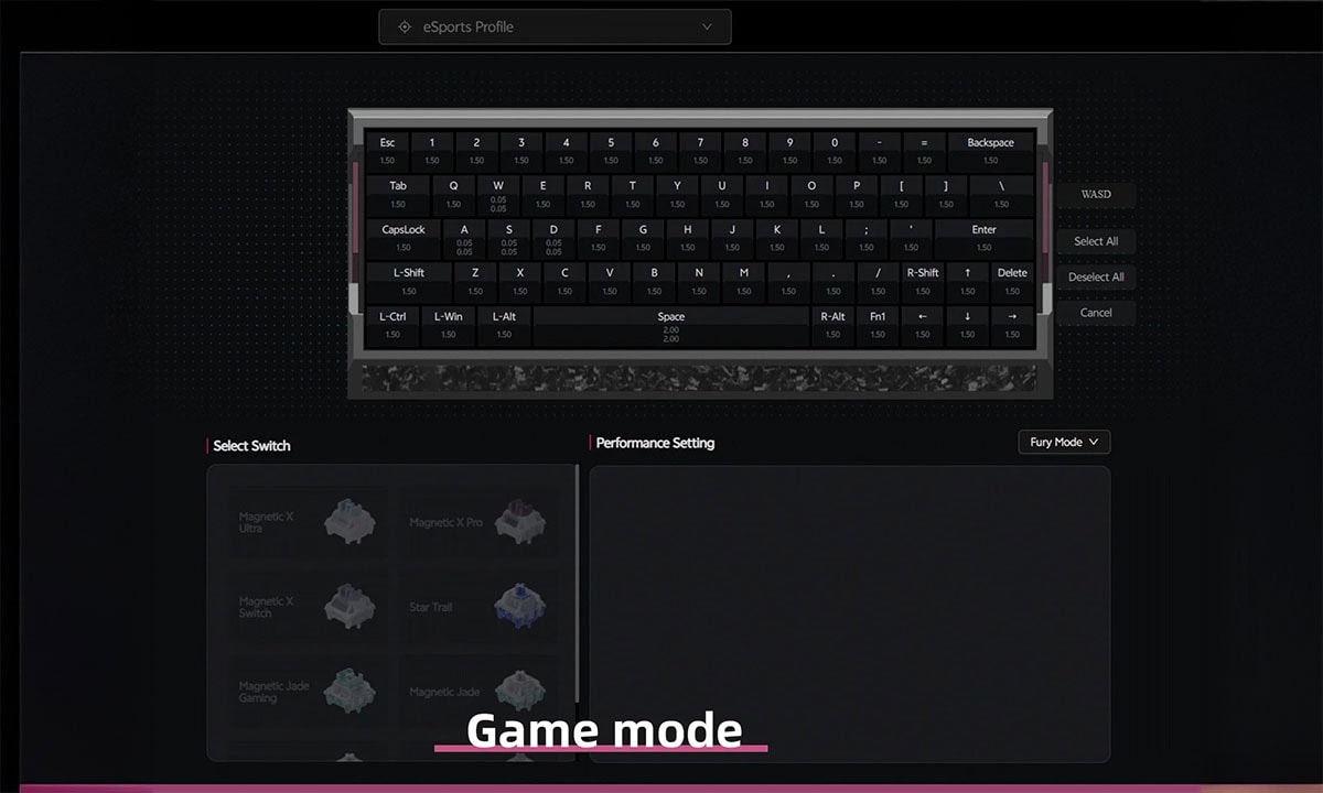 Hoogwaardig IQUNIX EV63 Silver Blade RS mechanisch gaming toetsenbord met magnetische switches, RGB-verlichting, Hall Effect-technologie en hot-swappable switches voor optimale gamingprestaties.