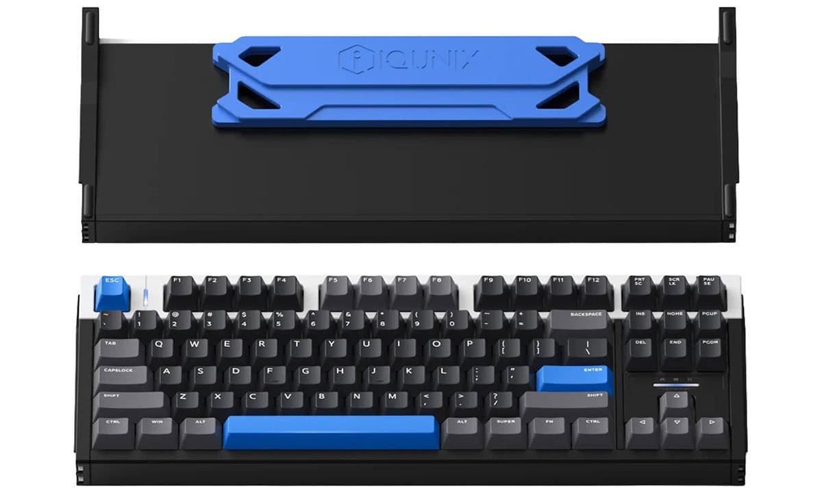 Hoogwaardig IQUNIX EZ80 mechanisch gaming toetsenbord met RGB-verlichting, magnetische Jade Pro switches, Hall Effect technologie en 8K Hz Hotswap voor optimale gamingprestaties.