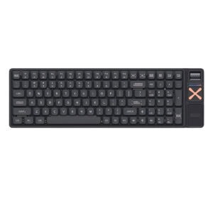 Compact mechanisch gaming toetsenbord IQUNIX Magi96 Pro met RGB-verlichting, draadloos gebruik, hot-swappable switches en Engels toetsenbordontwerp, ideaal voor gamers en professionals.