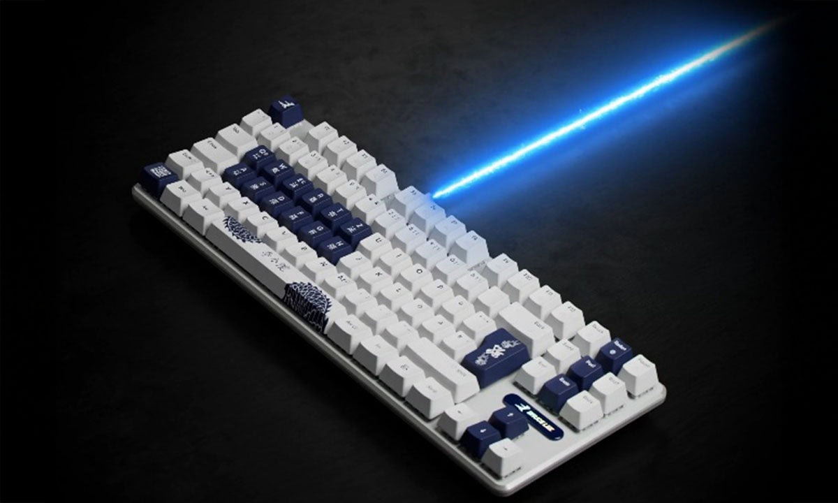 Gaming mechanisch toetsenbord Pulsar PCMK 3 HE TKL Bruce Lee 85e editie met Gateron x Pulsar schakelaars, RGB-verlichting, Hall Effect, Hotswap, DE ISO layout, ideaal voor gaming.