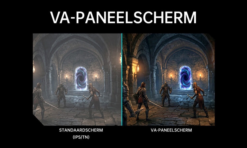 Azoth Gaming VA-Paneelscherm.