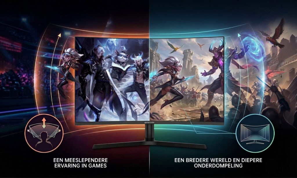 Gameraider Horus Gr32qc18v Curved