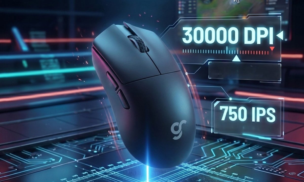 GameRaider GR3 PRO Max Obsidian Black Gaming Muis H3