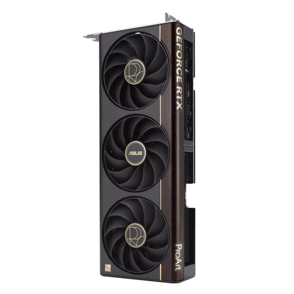 ASUS GeForce RTX 5070 Ti OC Edition grafische kaart met drie ventilatoren, ontworpen voor gaming en professionele toepassingen.