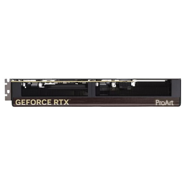 ASUS ProArt GeForce RTX 5070 Ti OC Edition grafische kaart met 16GB GDDR7 geheugen en DLSS 4 technologie, geschikt voor professionele en gaming toepassingen.